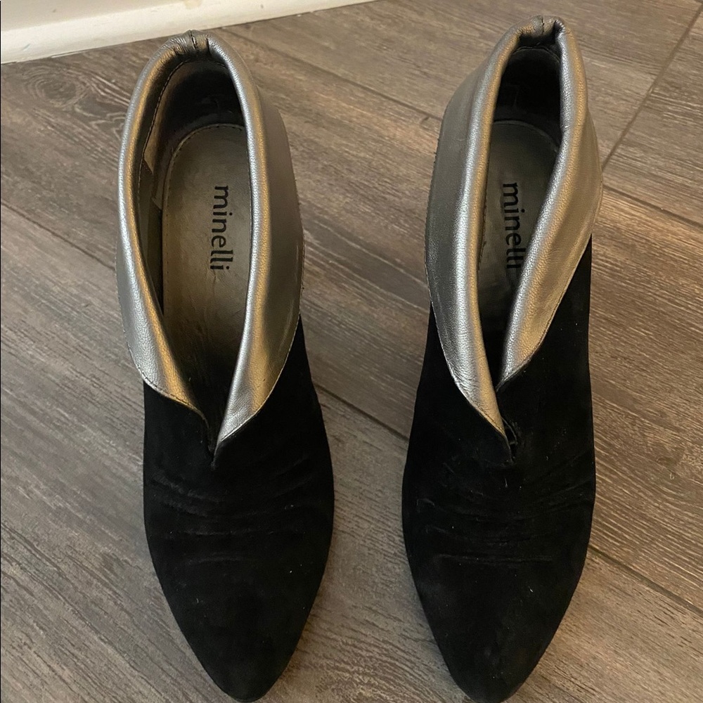 Minelli Suede Booties